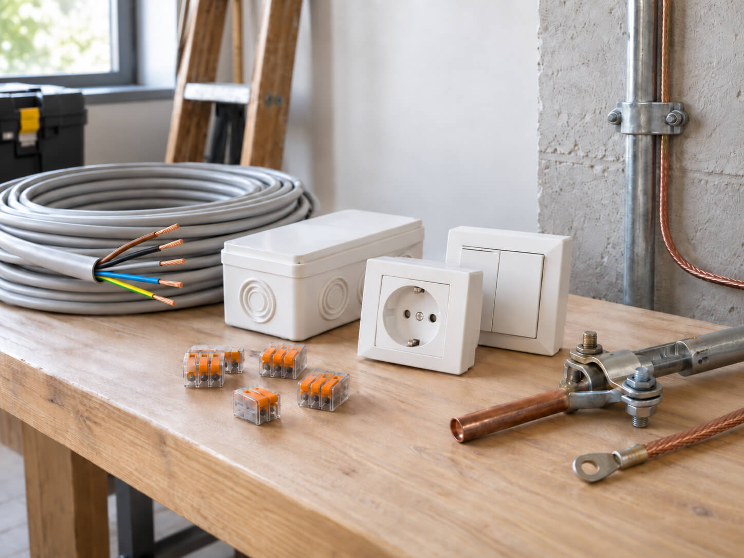 Elektroinštalačný materiál a bleskozvody